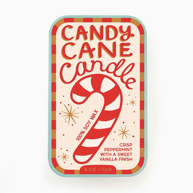 The Neighborgoods Candy Cane Candle