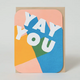 Egg Press Yay You Bold Letters Congrats Card