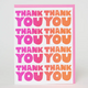 Egg Press Thank You Gradient Card
