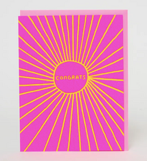 Egg Press Sunbeam Congratulations Card
