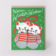 Egg Press Kitten Mittens Holiday Card