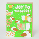 Egg Press Joy To the Wool Card