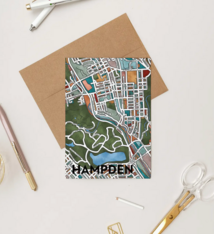 Cherry Blossom Creative 5" x 7" Hampden Greeting Card