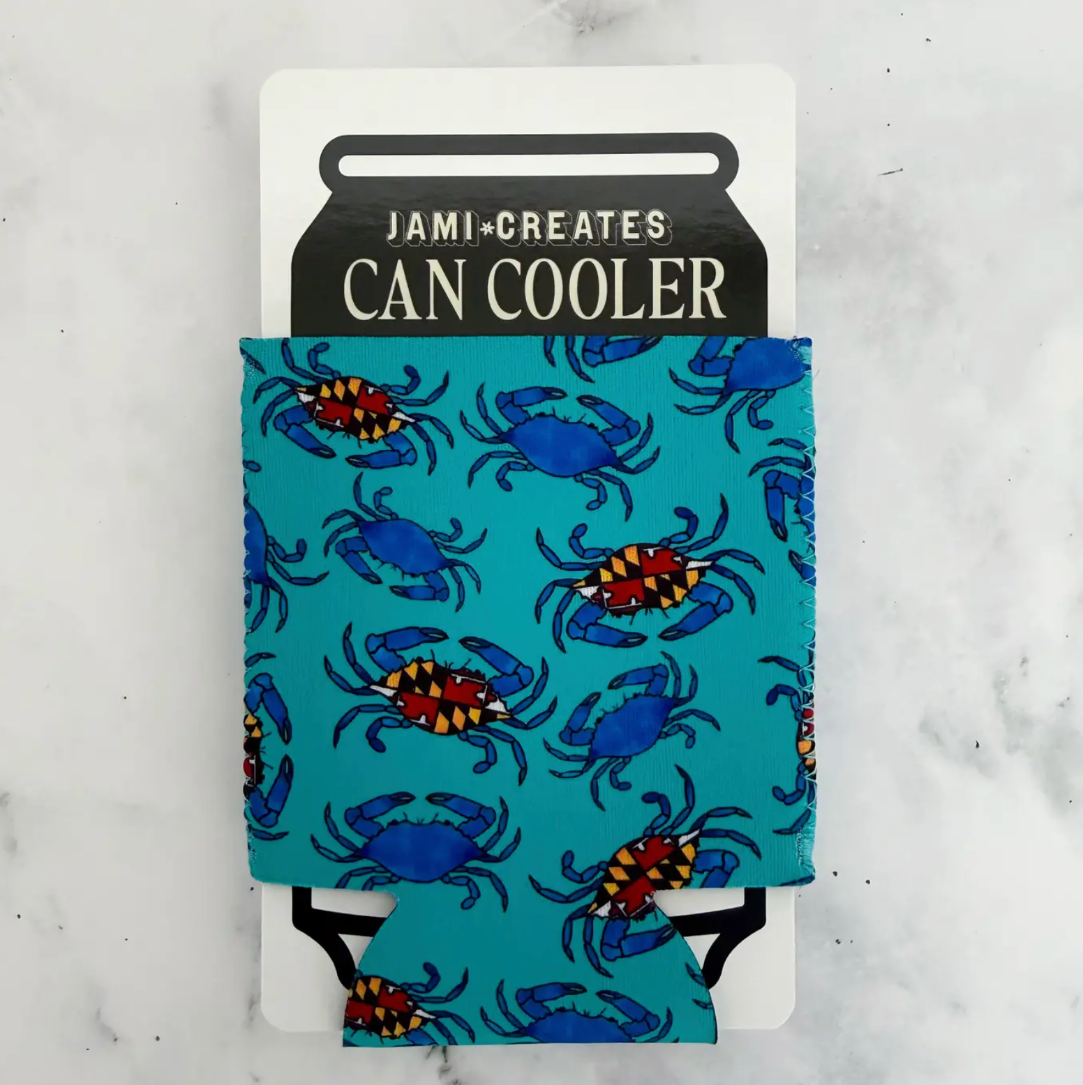 Jami Creates Maryland Blue Crab Koozie