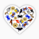 Jami Creates Maryland Favorite Things Heart Sticker