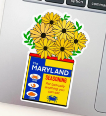 Jami Creates Maryland Seasoning Old Bay Can Sticker