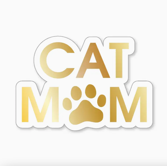 Chez Gagne Cat Mom Sticker