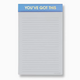 Chez Gagne You've Got This Notepad