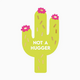 Chez Gagne Not A Hugger Sticker