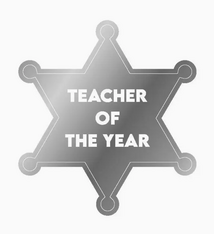 Chez Gagne Teacher of the Year Sticker
