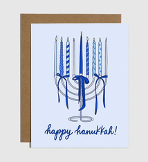 Brittany Paige Candle Menorah Hanukkah Card