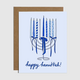 Brittany Paige Candle Menorah Hanukkah Card