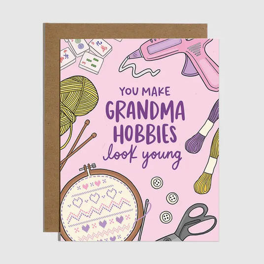 Brittany Paige Grandma Hobbies Birthday Card