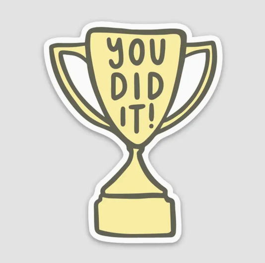 Brittany Paige You Did It Trophy Sticker