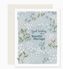 Slightly Stationery Beautiful Marriage Meadow Card
