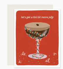 Slightly Stationery Espresso Tini More Jolly Card