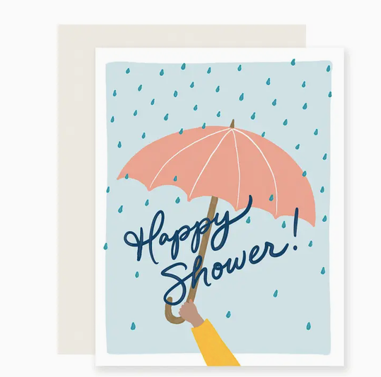 Slightly Stationery Happy Shower Baby Card