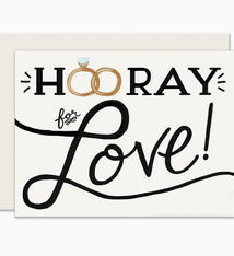 Slightly Stationery Hooray For Love Card