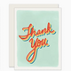 Slightly Stationery Retro Thank You Card