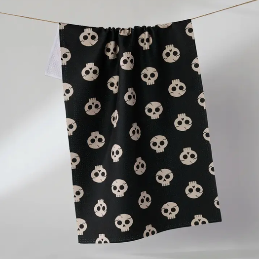 Geometry Dead Cute Tea Towel
