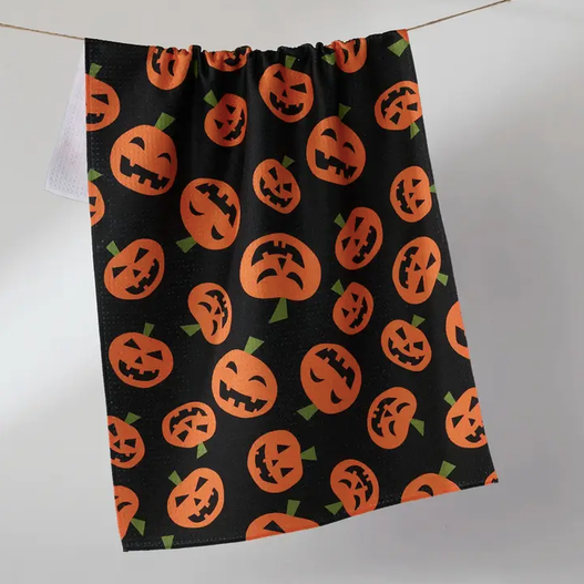 Geometry Gourd Gang Tea Towel