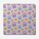 Geometry Paws and Daisies Plush Towel