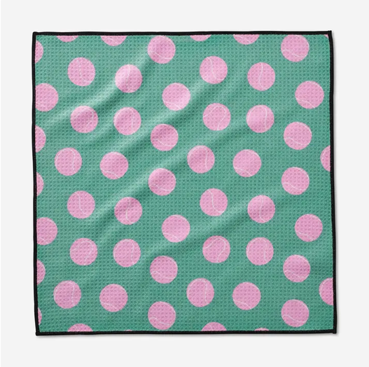 Geometry Pink Ball Paw Towel