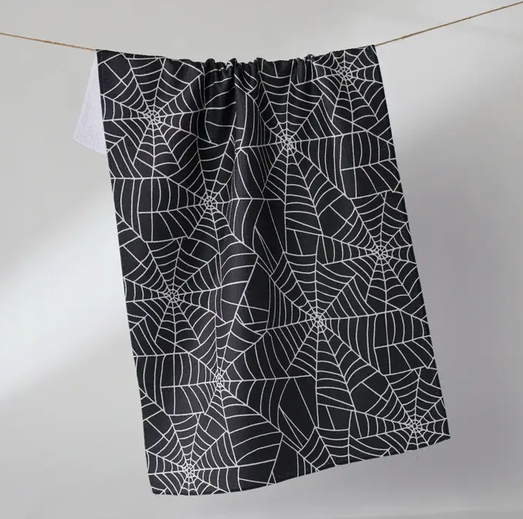 Geometry Whisper Web Tea Towel