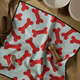 Geometry Yuletide Pup Paw Towel