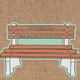 Made by Nilina Baltimore Bench Sticker