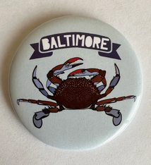 Made by Nilina Baltimore Blue Crab Magnet