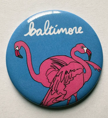 Made by Nilina Baltimore Flamingo Magnet