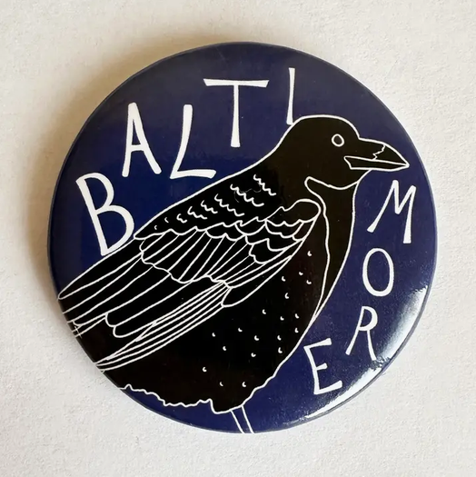 Made by Nilina Baltimore Raven Magnet