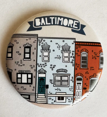 Made by Nilina Baltimore Rowhouse Magnet