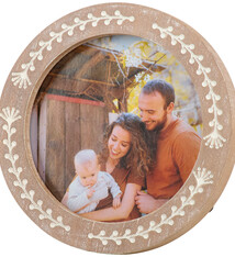 Primitives By Kathy Garden Round Photo Frame