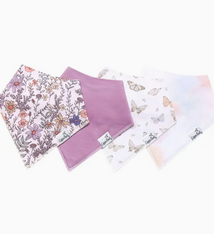 Copper Pearl Bandana Bib Set Flora