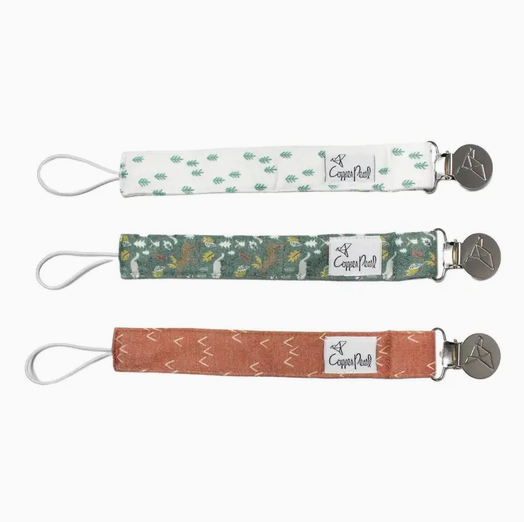 Copper Pearl Binky Clip Set Atwood