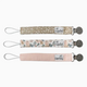 Copper Pearl Binky Clip Set Autumn