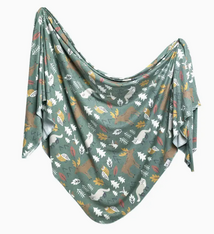 Copper Pearl Knit Swaddle Blanket Atwood
