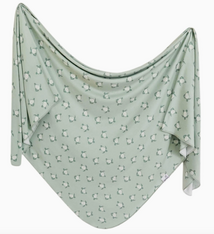 Copper Pearl Knit Swaddle Blanket Wade