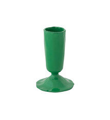 Creative Co-op Enameled Taper Holder - Green