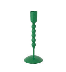 Creative Co-op 7.5" Enameled Taper Holder - Green