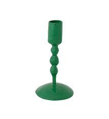 Creative Co-op 5.5" Enameled Taper Holder - Green