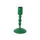Creative Co-op 5.5" Enameled Taper Holder - Green