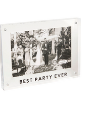 Mud Pie Best Party Ever Acrylic Frame
