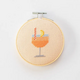 Cotton Clara Craft Kits Aperol Cocktail Beginner Counted Cross Stitch Kit