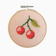 Cotton Clara Craft Kits Cherry Cross Stitch Kit