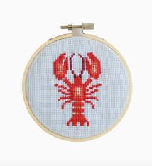 Cotton Clara Craft Kits Lobster Cross Stitch Kit