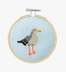 Cotton Clara Craft Kits Seagull Cross Stitch Kit