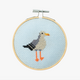Cotton Clara Craft Kits Seagull Cross Stitch Kit
